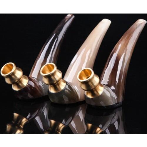 1Pcs New Horn Cigarette Accessories Filter Dual Use Smoking Pipe Mouthpiece Filtration Holder Gift for Men