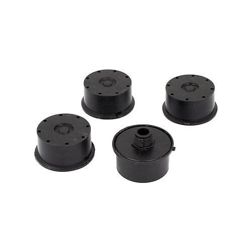 4pcs 1/2BSP 20mm Threaded Plastic Air Compressor Intake Filter Muffler Silencer