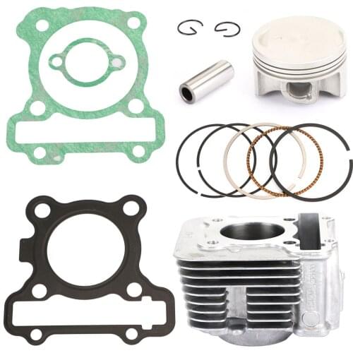 Areyourshop Cylinder Piston Gasket Top End Kit 52.4mm Fit for Yamaah MIO M3 / MIO i 125 Motorcycle Parts
