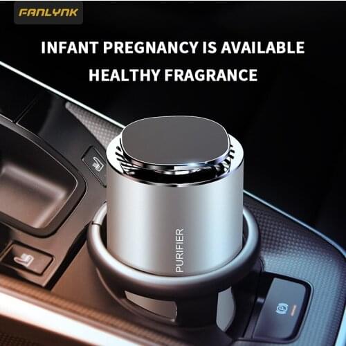 Fanlynk Car Air Freshener Perfume Diffuser Cup holder Cologne Solid Aromatherapy Air Purification Formaldehyde Removal