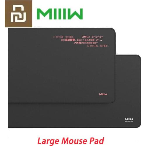 Xiaomi MIIIW Large Mouse Pad Gaming Computer Gamer Office Desk Pad Rubber Keyboard Anti-skid Soft Mausepad For Laptop PC