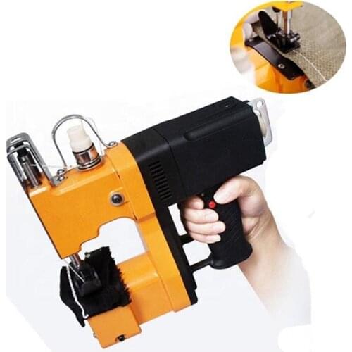 Portable Sewing Machine Electric Overlock Sealer Automatic Wrapping Machine Industry Bag Stitch Woven Fabric for Sewing