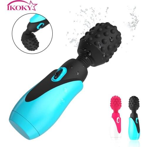 IKOKY Powerful Magic Wand AV Vibrator Anal Massager Erotic Sex Toys for Woman Clitoris Stimulator Female Masturbator