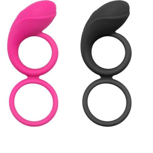 Cock Ring Vibrator 10 Speed Penis ring Massager Vibrator Penis Clitoral Stimulation silicon Sex Toy for Man Clitoris Stimulator