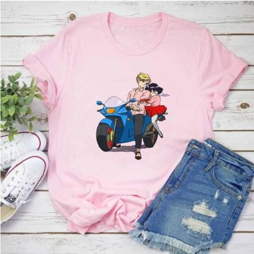 Mayos retro classic Japanese anime women t-shirts beautiful retro t-shirts women kawaii clothes