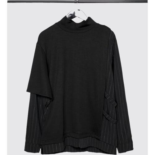 Owen seak Men Hoodies Sweatshirts High Street Hip Hop Casual Punk Rock Pullover Sweatshirts Streetwear Spring Black