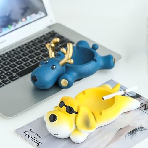 Cartoon Animal Ashtray Resin Ashtray Creative Decoration Home Send Boyfriend Gift Ashtray Smoking Accessories