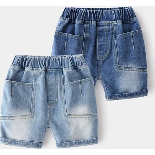 Summer Kids Baby Girls Shorts Boys Jeans Short Pants Toddler Ripped Pants for Baby Boys Shorts Cotton Girls Denim Shorts 2-6Y