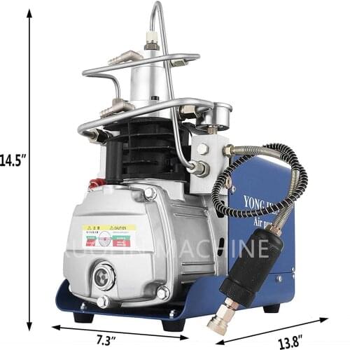 30MPA 4500PSI High Pressure Air Pump 13.2GPM Air Flow Rate PCP Compressor 1.8KW Air Compressor Pump for Airgun Rifle PCP Inflato
