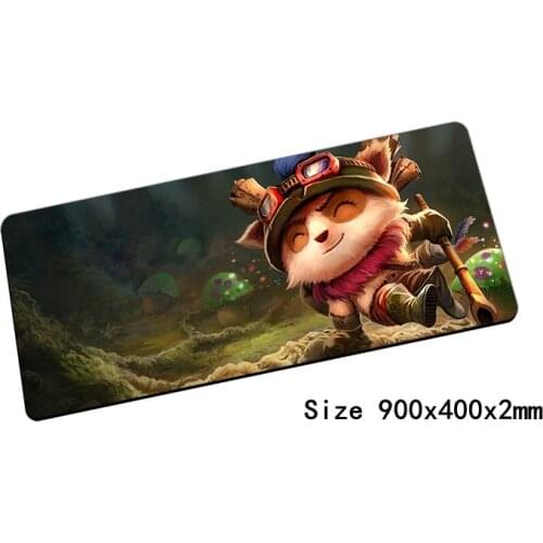 High quality Teemo mouse pad 90x40cm pad mouse lol notbook computer mousepad Swift Scout gaming padmouse gamer laptop mouse mats