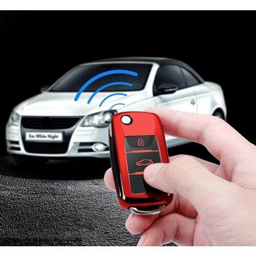 High Quality TPU Car key Case Cover For VW Golf Bora Jetta POLO GOLF Passat For Skoda Octavia A5 Fabia For SEAT Ibiza Leon
