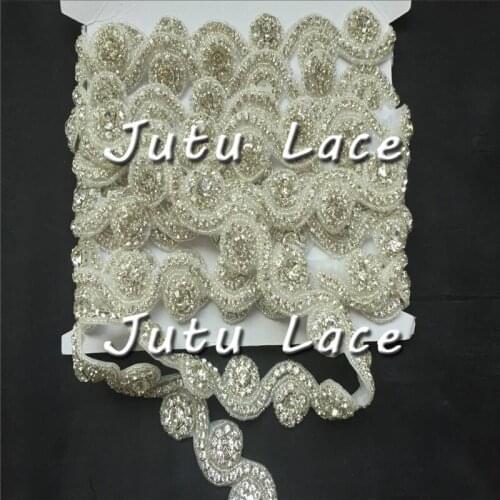 10 yards/ lot , Rhinestone Headband FOR elastic and chiffon flowers DIY headband ,Wedding Photo Props hair Band Accessories