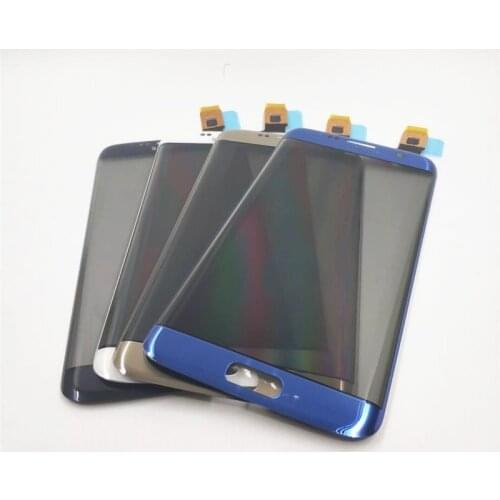 100% Tested 5.5 inches For Samsung Galaxy S7 Edge G935 G935F Touch Screen Digitizer LCD Outer Panel front glass+Logo(No LCD)