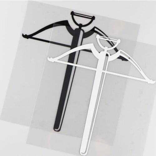 17.5CM*19.1CM Crossbow Personality Pattern Vinyl Decal Decoration Creative Car Sticker 1A-0255