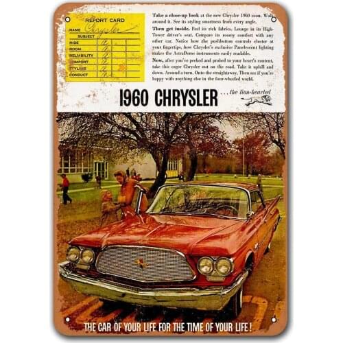 1941 Plymouth Commercial Cars Vintage Car Tin Signs, Sisoso Metal Plaques Poster Man Cave Garage Retro Wall Decor