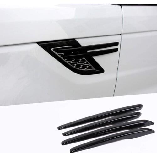 4Pcs Car Side Door Fender Air Vent Outlet Trim for Land Rover Range Rover Sport 2014-2017