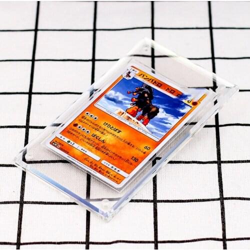 5 Pieces/Pack Meet YX Ultra HD 35PT Card Brick Strong Magnetic Card Brick Groove Version Holds MTG/PKM/TCG/PTGC/Star Cards