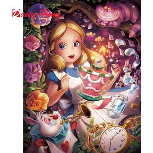 Diamond Painting Cartoon Princess Characters 5D DIY Art Portrait Mosaic Hobby Square Round Drill Cross Stitch Home Mural Decor