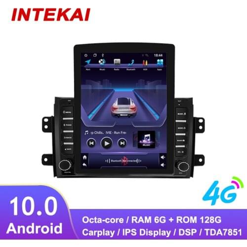 9.7" Vertical Style Tesla Screen Android 10.0 Car Radio GPS Navigation Multimedia Player for Suzuki SX4 2006 2007-2010 2011 2012