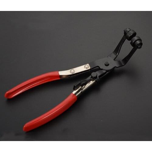 Auto Vehicle Tools Hose Clamp Tools 8.5 Inch 45 Degree Angle Bent Nose Hose Clamp Hose Clip Pliers for Auto Car Repair