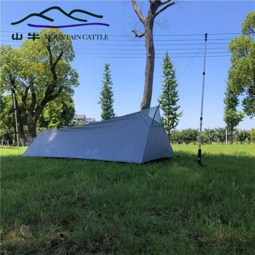 Rodless portable A-line camping sleeping bag tent mosquito net ultra-lightweight outdoor equipment camping supplies