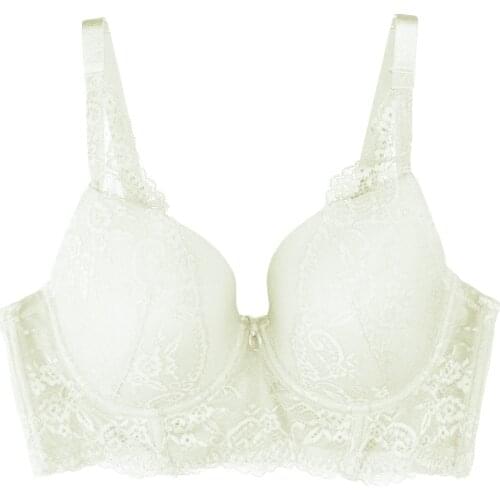 Mierside L5351 Rose/Wine Red/white Plus size Bra Large Bra Big size Lace Underwire Underwear for Women Sexy lingerie