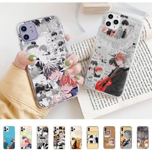 FHNBLJ Given Yaoi Anime Phone Case for iPhone 8 7 6 6S Plus X 5S SE 2020 XR 11 12 pro XS MAX