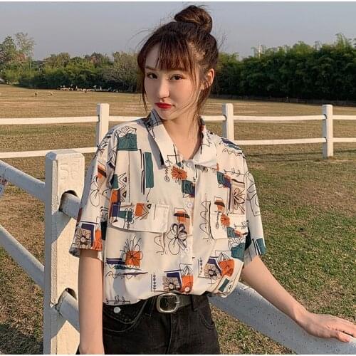 Dlywaiov Printed Blouses