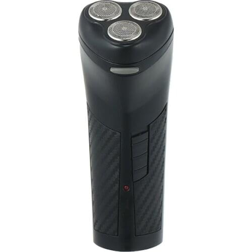 Electric rechargeable razor, three-blade rotating razor, washable beard knife, suitable for gifts
