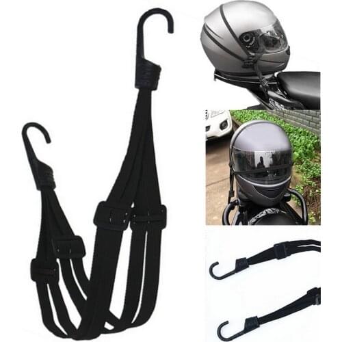 60CM Motorcycle Helmet Straps Hooks Luggage Retractable Elastic Rope Fixed Helmet Net Accessorie