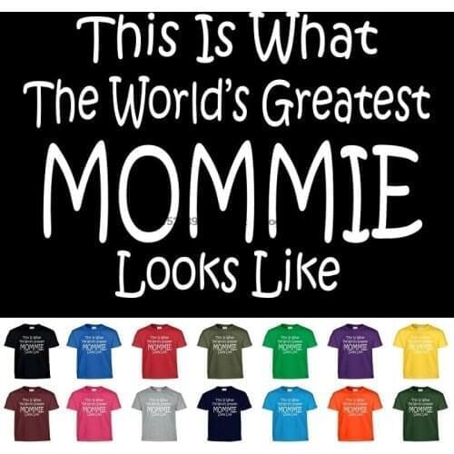 Worlds Greatest MOMMIE T Shirt Mothers Day Birthday Mom Gift Tee T Shirt