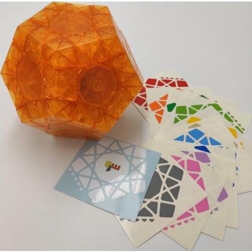 Mf8 SunMinx Transparent-Orange Limited Version Cube Cubo Magico Educational Toy Gift Idea