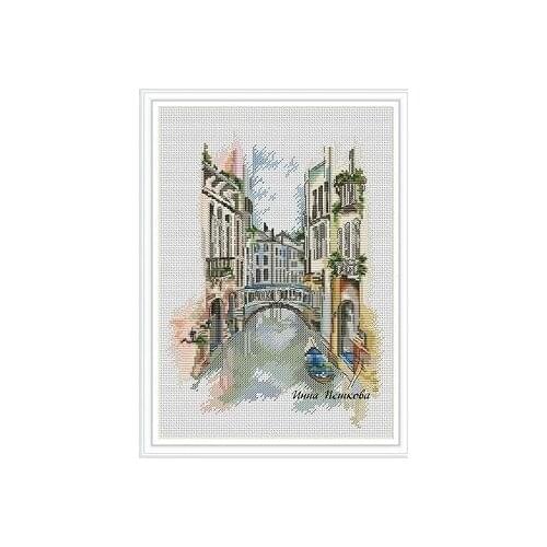 14CT 16CT 18CT Cross Stitch Set Cross-stitch Kit Embroidery Needlework Craft Packages Fabric Floss New Designs Embroidery 0