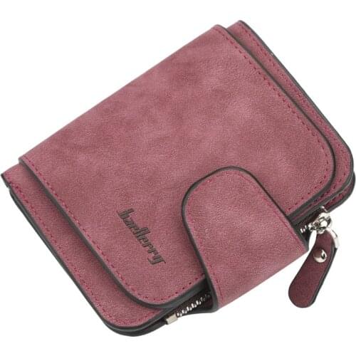 New Women PU Leather Wallets Female Short Hasp Purses Portable Coin Card Holders High Quality Money Bag Clutch Dropshipping