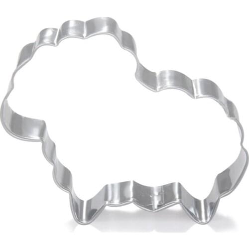 Sheep Cookie Cutter Stainless Steel Biscuit Cut Mold Baking Fruit Cut Cake Mold Embossing Printing Die