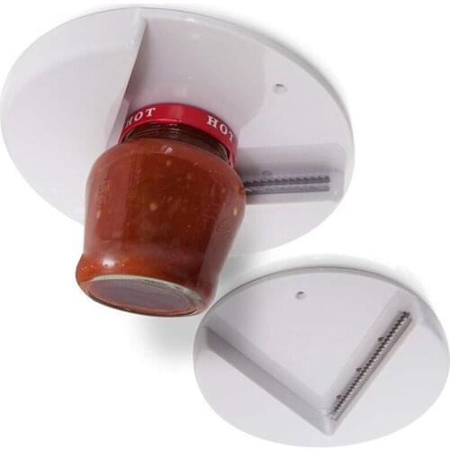 Jar Opener, Under Cabinet Lid Opener, Universal Can Opener Bottle Opener, Easy to Use for Children, Elderly and Arthritis