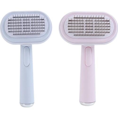 New 5-In-1 Cat Comb Multi-Function Open Knot One-Button De-Floating Needle Comb Washable Massage Dog Hair Comb Set