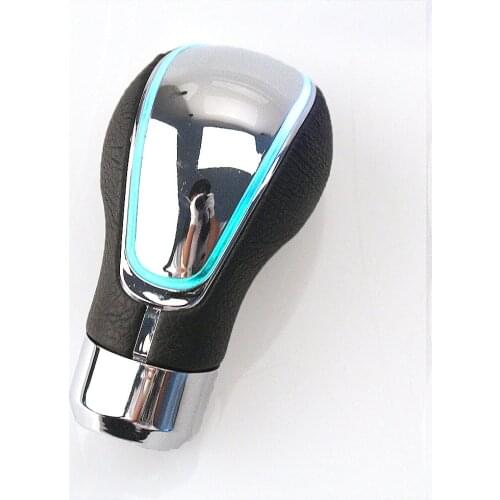 Universal LED Light USB Touch Activated Gear Shift Knob Shifter Cover Auto Manual Gear Stick Shift Knob Shifter Lever