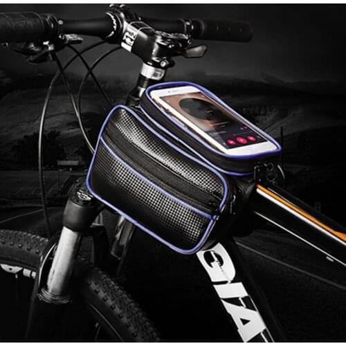 Waterproof Touch Screen Bicycle Beam Package Bag Modified Front Handlebar Pack K1KD