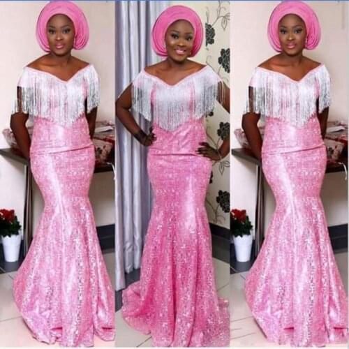 Gorgeous Mermaid Formal Dress abendkleider robe de soiree Dresses To Party Sleeve vestido de festa longo Evening Gowns Bead Lace