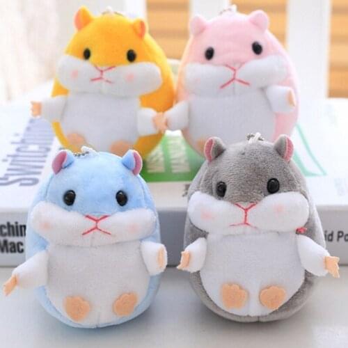 Hamster Mouse Pet Christmas Toy Hamster Educational Plush Toy For Children Christmas Gift 9.5cm 1PC
