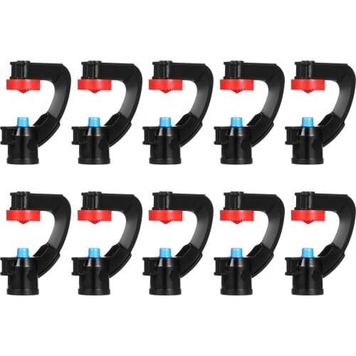 10pcs 360° Refractive Sprayer Water Sprinklers Spray Atomizer 360 Degree Rotating Micro Sprinkler Normal or Upside Down