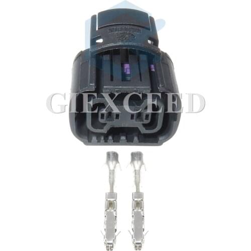 2 Sets 2 Pin Automotive Headlight Wiring Harness Connector Light Bulb Female Plug For Buick