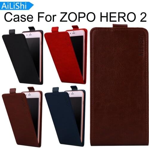 AiLiShi Hot Sale PU Leather Case With Card Slot Top Quality Up And Down Flip Protective Cover Skin For ZOPO HERO 2 Case In Stock