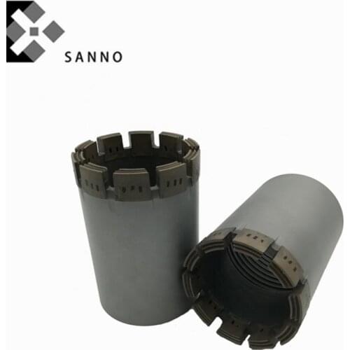 Diamond drilling bit impergnated core drills tool 75mm - 116mm well core drilling bit hard rock mining bits for geological