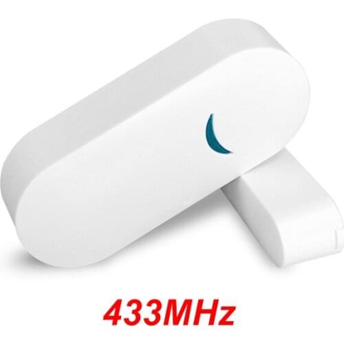 Scimagic 433MHz Wireless Window Door Magnet Sensor Detector For Home Wireless Alarm System