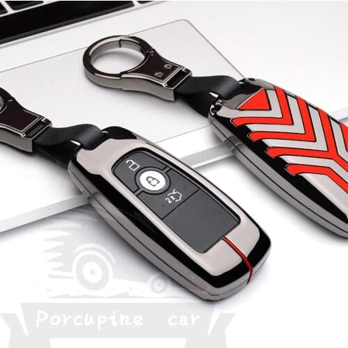 Zinc alloy Remote Keyless Accessory Cover for Ford 2018 EcoSport for Lincoln 2017 MKC MKZ MKX Key Protector Case
