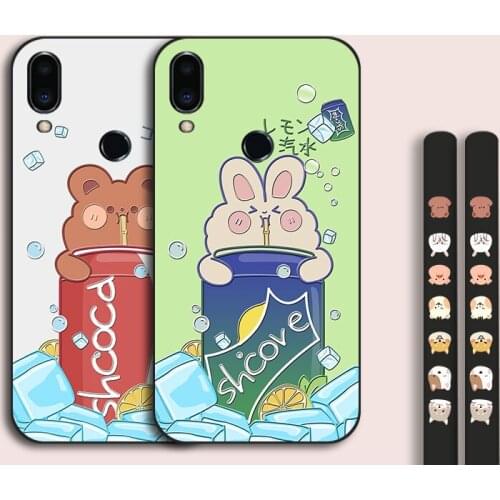 Lovely Coke Bear Case For Meizu X8 V8 Pro Cartoon Silicone TPU Coxer For Meizu M6 M8 M9 Note M6s
