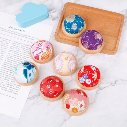 Wood Bottom Base Needle Pin Cushion Holder Pillow Holder Sewing Craft Stitch Needlework Diy Craft Sewing Craft Accessories
