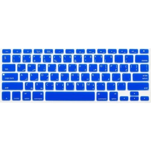 For Mac book Air 13" For MacBook Air Pro 13 15 17 Arabic Keyboard Stickers USA US Silicone Keyboard Cover Skin Film